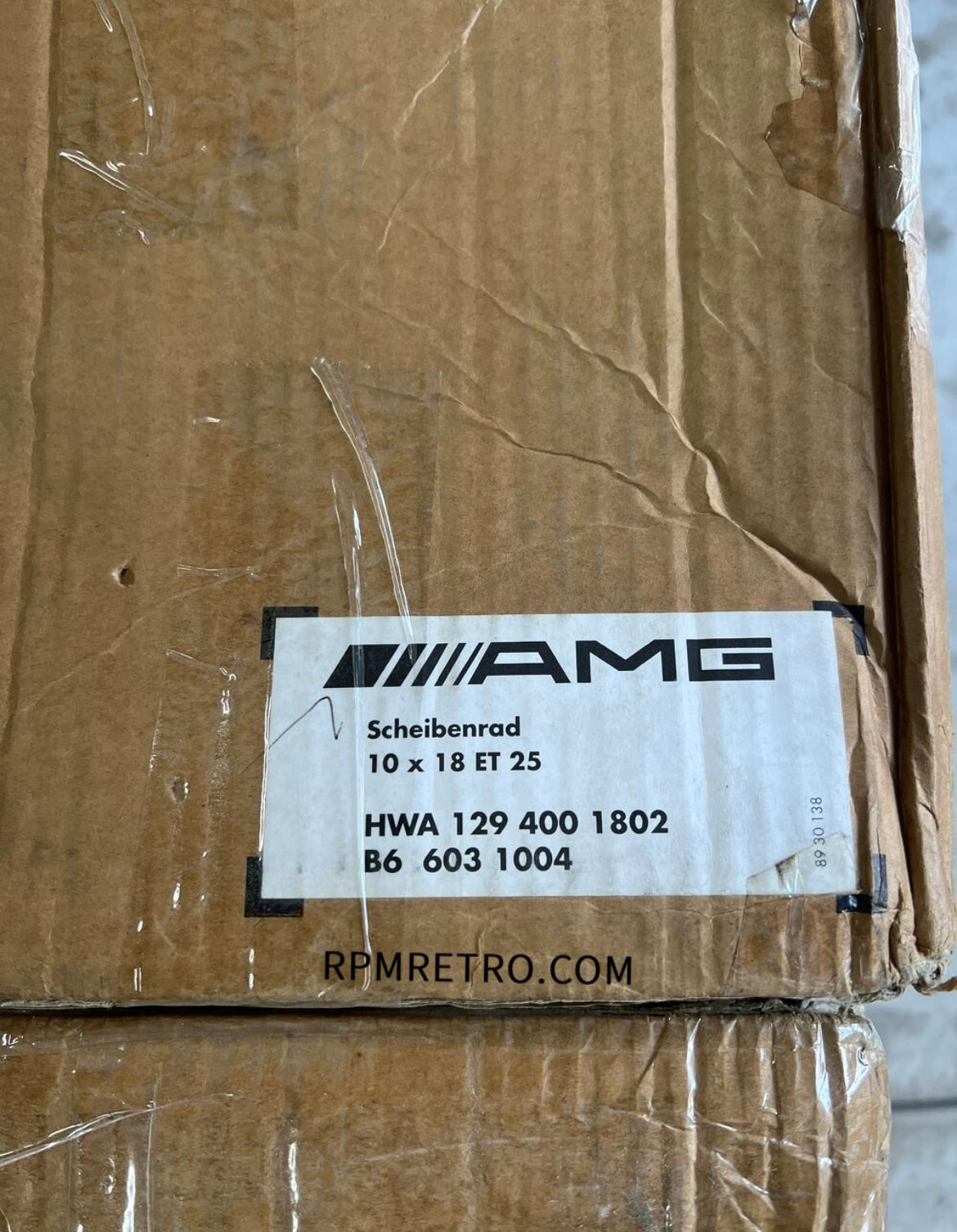 NOS Mercedes Benz 18" AMG 2 Piece Staggered Wheel Set of 4